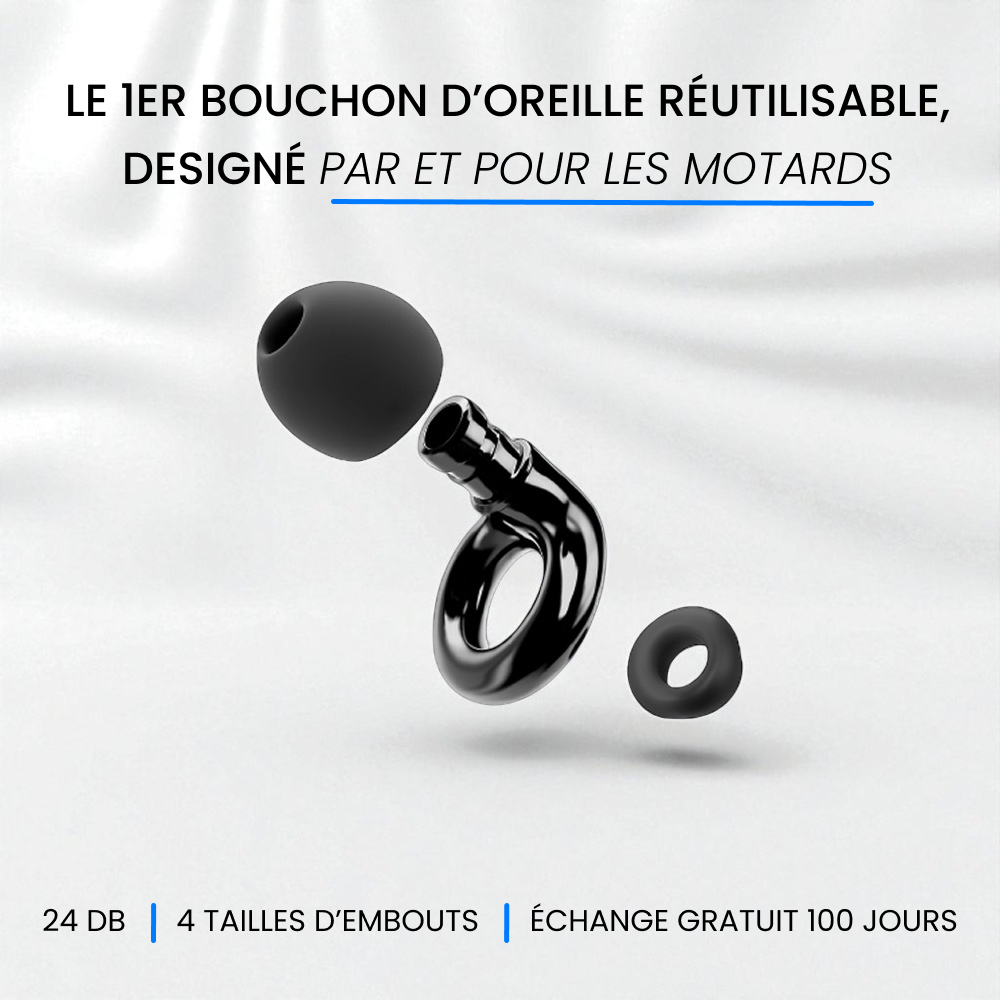 Earplugs Horison Plus - Le 1er bouchon d’oreille pour les motards