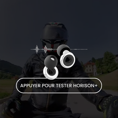 Earplugs Horison Plus - Le 1er bouchon d’oreille pour les motards